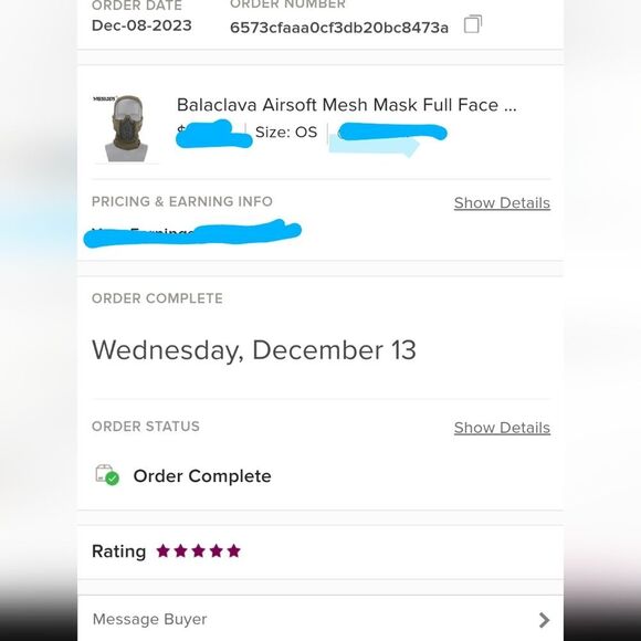 Balaclava Airsoft Mesh Mask Full Face Protection Hood for Cs War Game Hunting US - Picture 8 of 8